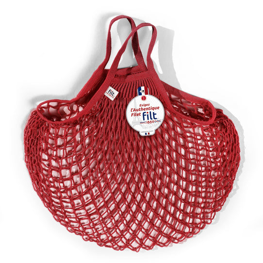 Filt 1860 French Market Net Bag with Short Handles Soft Goods Filt 1860 Rouge 