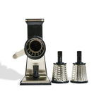 Gefu Transforma Tabletop Rotary Grater with Three Drums Tools Gourmet Kitchenworks 