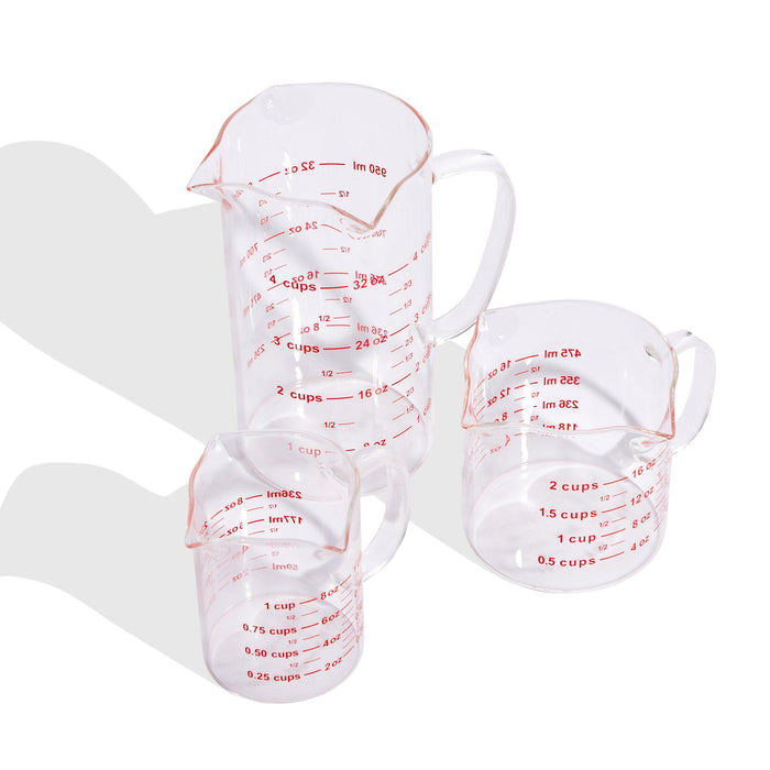 Genicook Measuring Cups Equipment Browne Set of 3 (1, 2, & 4 Cups) 