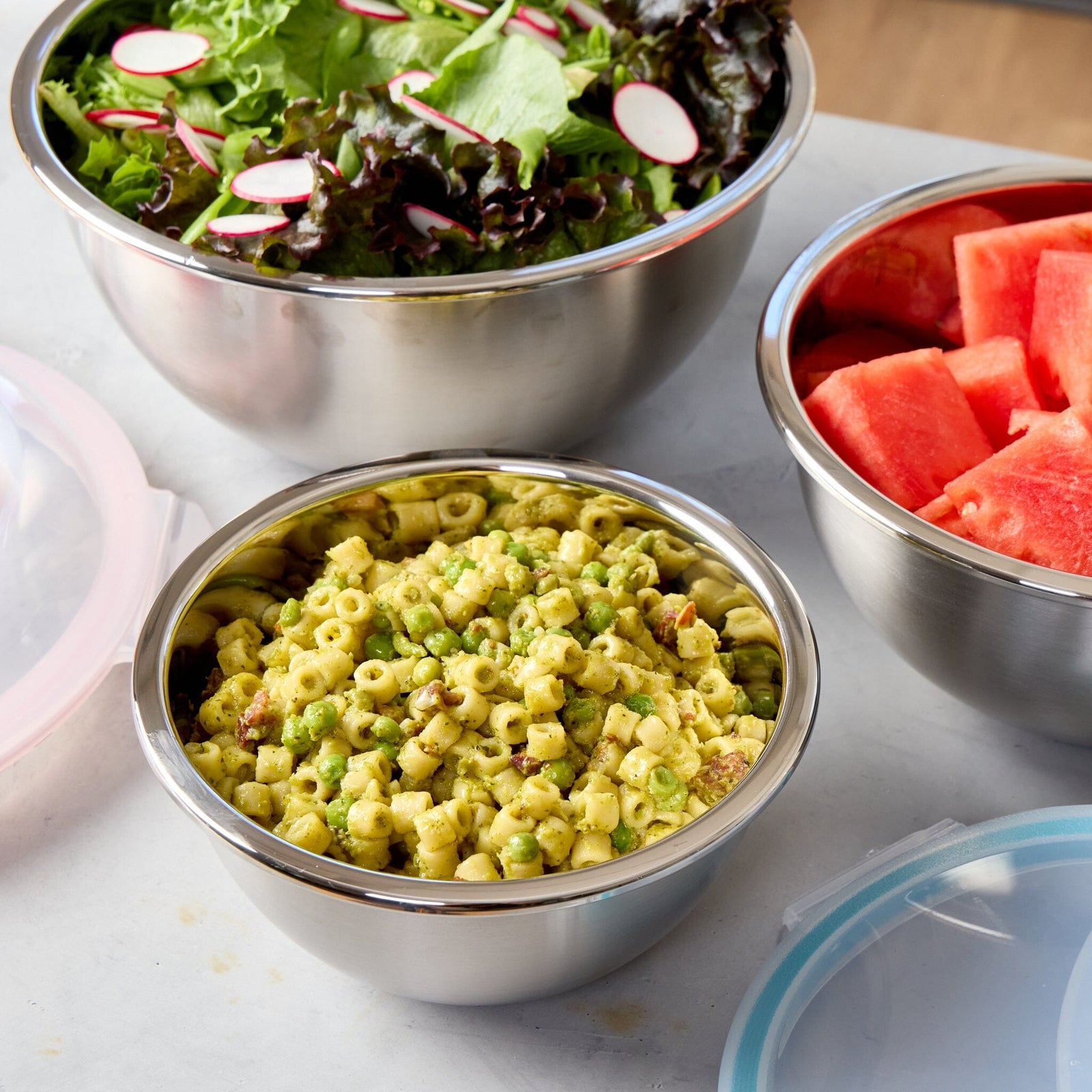 Genicook Mix and Carry Stainless Steel Bowls Equipment Genicook 