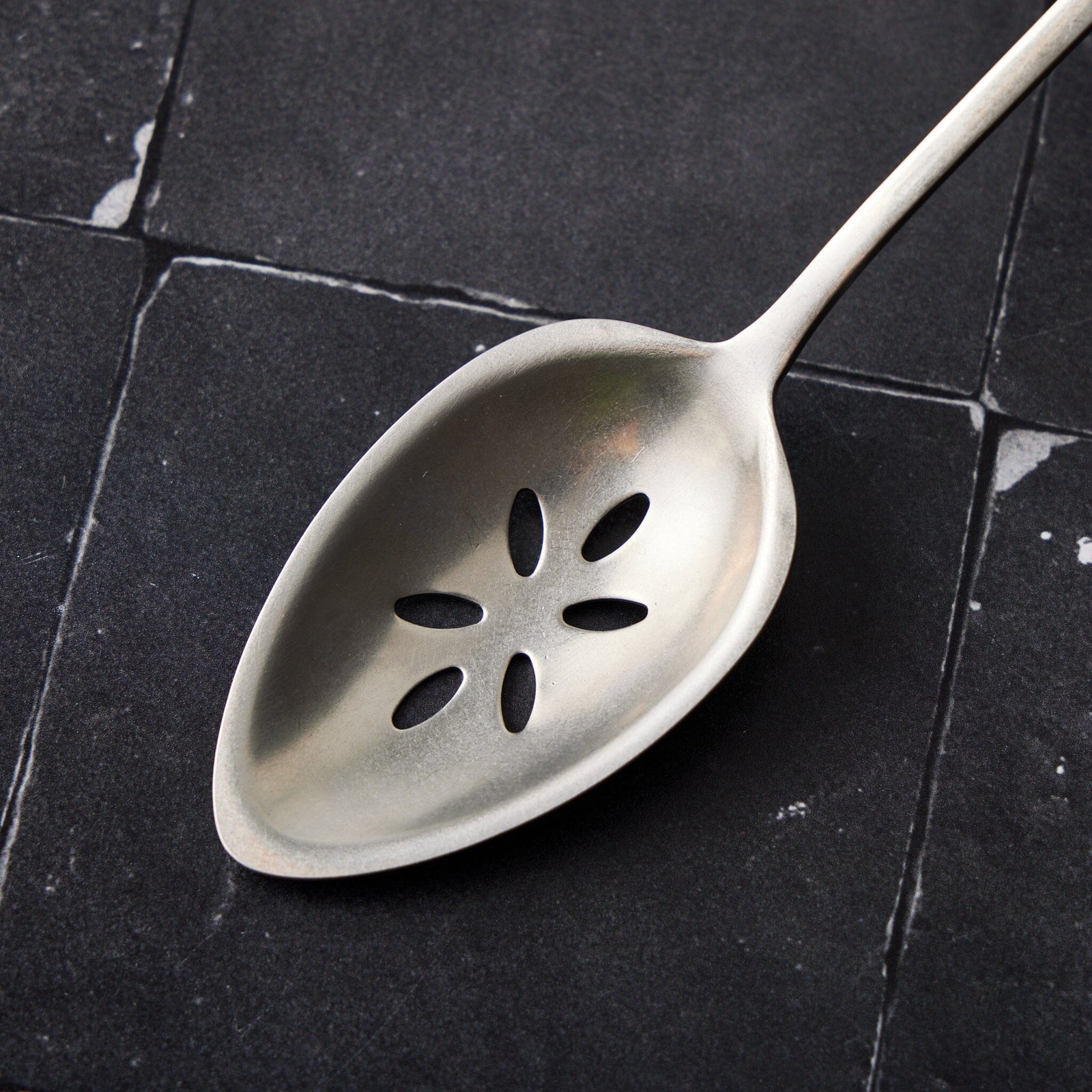 Gestura Slotted Silver Spoon Tools Gestura 