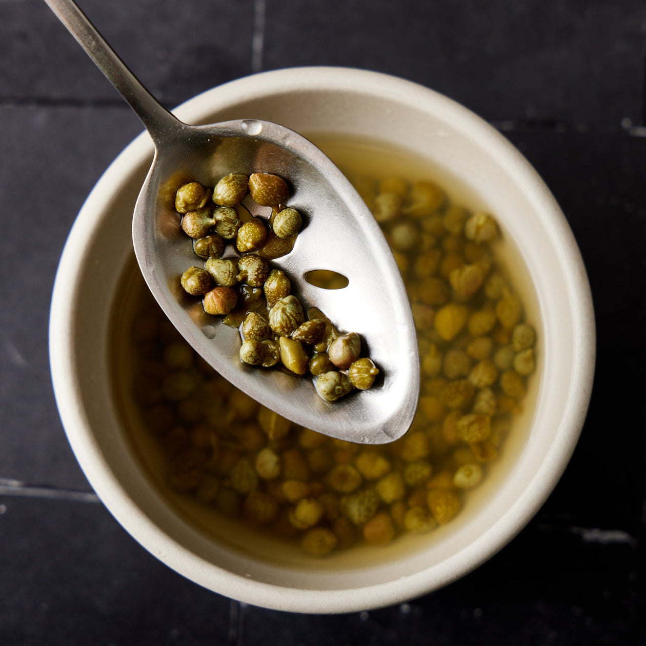 Gestura Slotted Silver Spoon Tools Gestura 