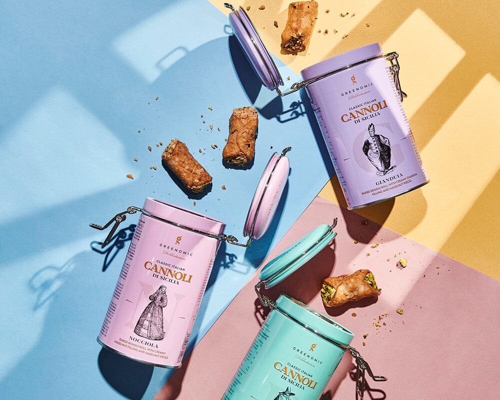 Greenomic Cannoli di Sicilia Tins Pantry Greenomic Delikatessen 