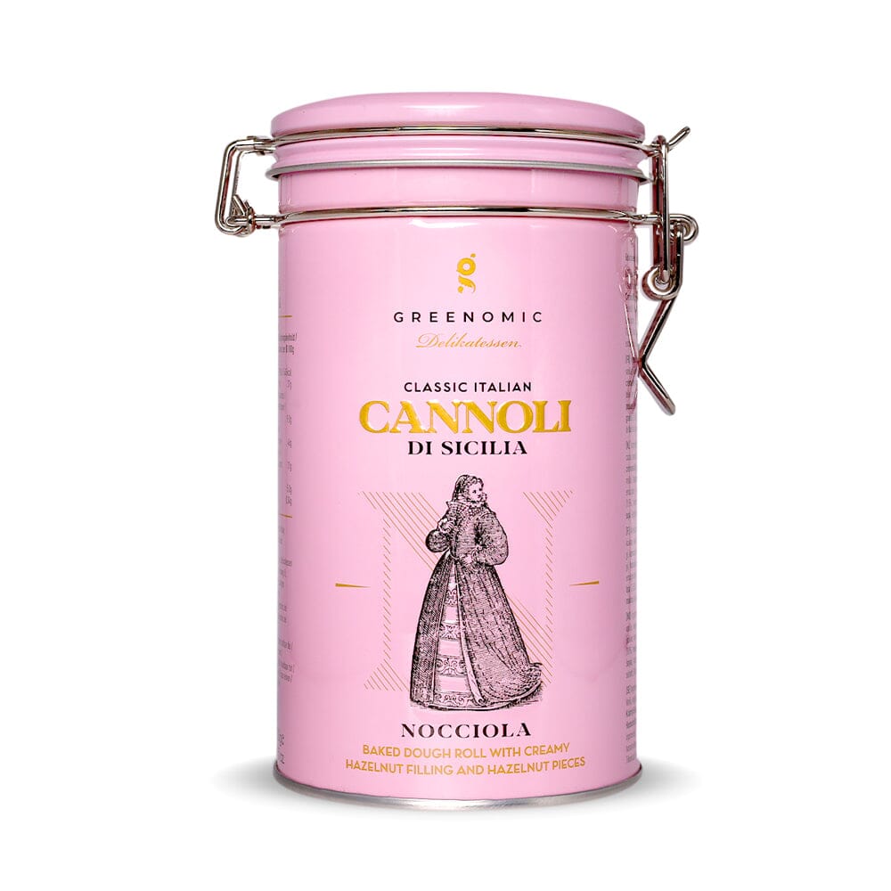 Greenomic Cannoli di Sicilia Tins Pantry Greenomic Delikatessen Hazelnut 