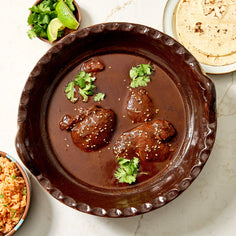 Handmade Clay Cazuela from Mexico Tabletop Hernan 