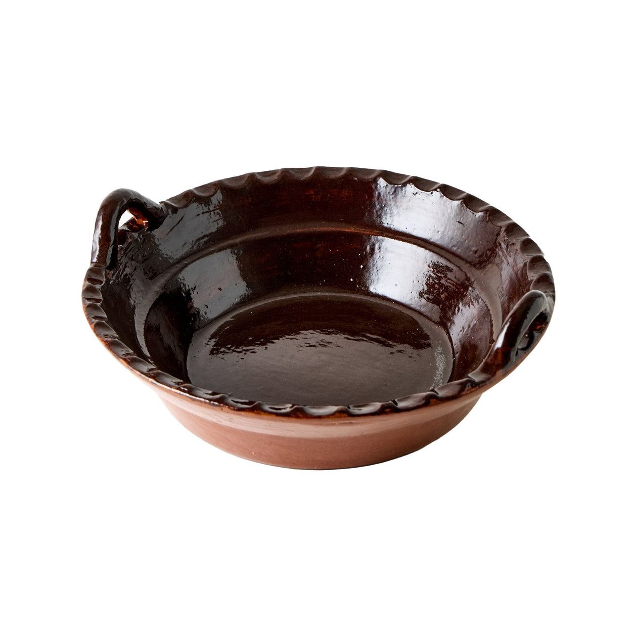 Handmade Clay Cazuela from Mexico Tabletop Hernan 