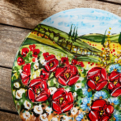 Handmade Deruta Italy Pizza Plate Milk Street Store 