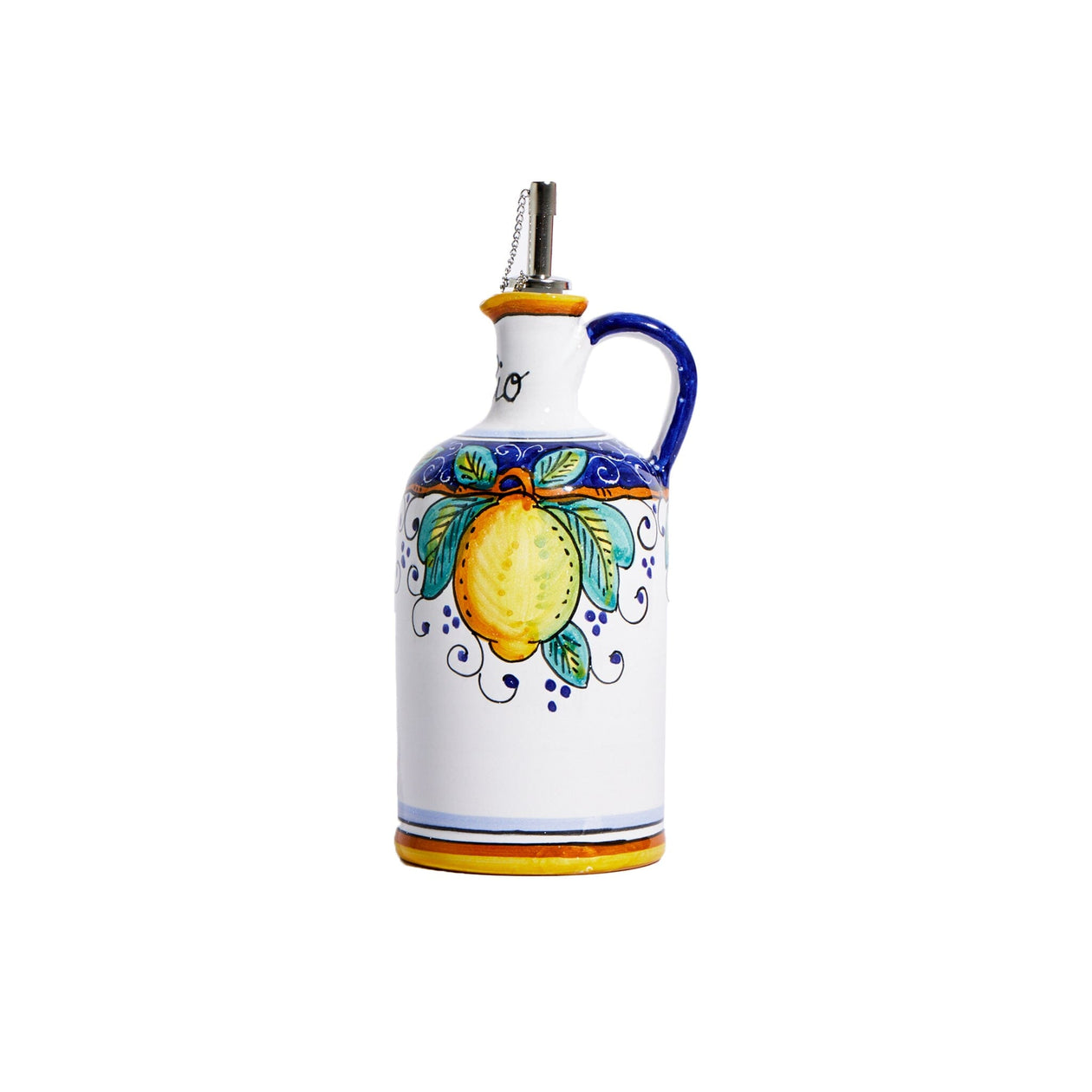 Handmade Deruta Olive Oil Bottle Milk Street Store Alcantara 