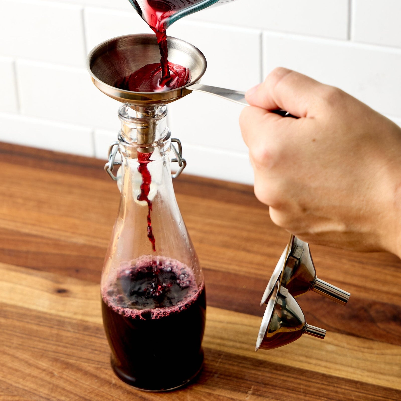 HIC Kitchen Condiment Funnels with Handle — Set of 3 Tools Harold Imports Co. 