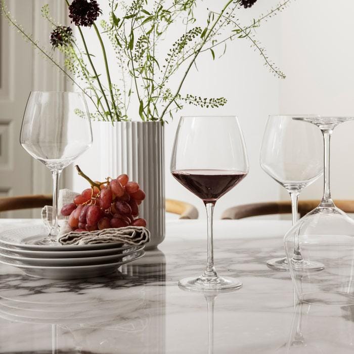 Holmegaard Perfection Burgundy Glass, Clear, 20 Oz, 6 Pcs. Wine glass rosendahl.com 