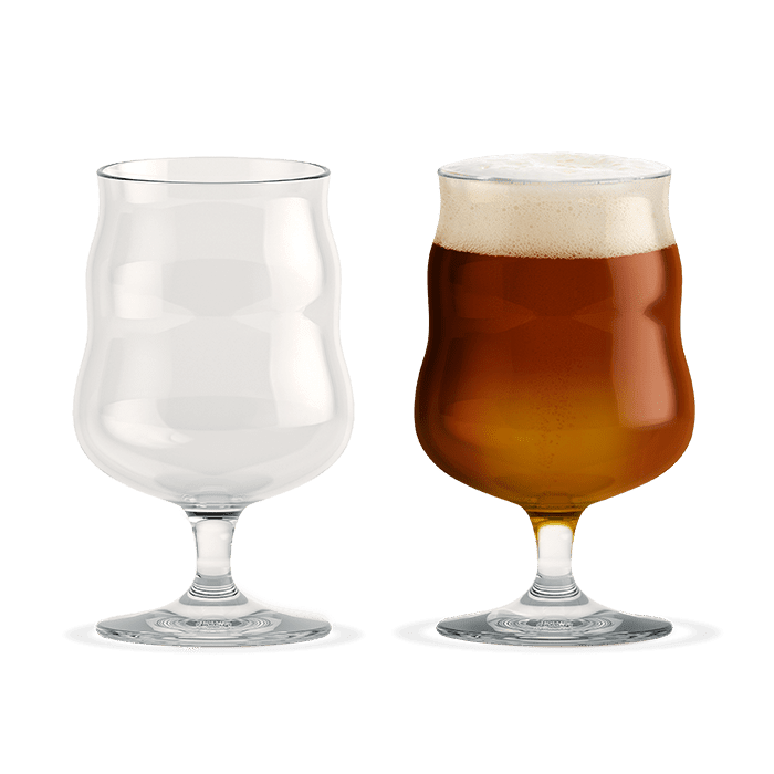 Holmegaard x Mikkeller Universal Beer Glass, Clear, 13.5 Oz, 2 Pcs. Beer and spirits glasses rosendahl.com 