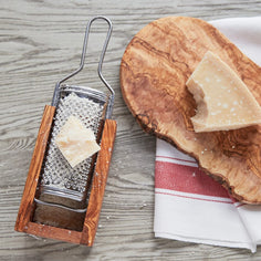 Italian Olivewood Parmesan Cheese Box Grater Food Graters & Zesters Verve Culture 