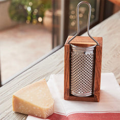 Italian Olivewood Parmesan Cheese Box Grater Food Graters & Zesters Verve Culture 
