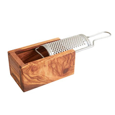 Italian Olivewood Parmesan Cheese Box Grater Food Graters & Zesters Verve Culture 