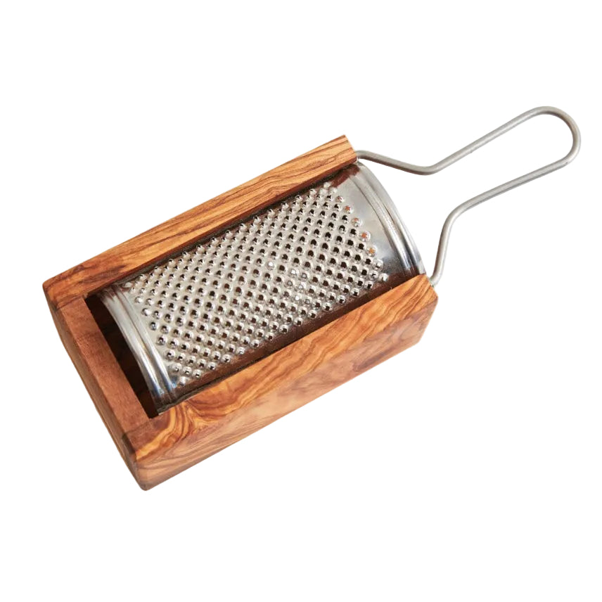 Italian Olivewood Parmesan Cheese Box Grater Food Graters & Zesters Verve Culture 