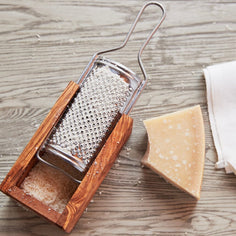 Italian Olivewood Parmesan Cheese Box Grater Food Graters & Zesters Verve Culture 