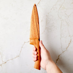 Itza Wood Large Wood Serving Knife – Jobillo Wood Kitchen Knives Itza Wood 