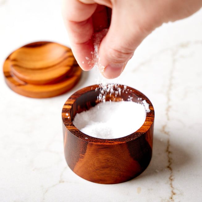 Itza Wood Salt Cellar