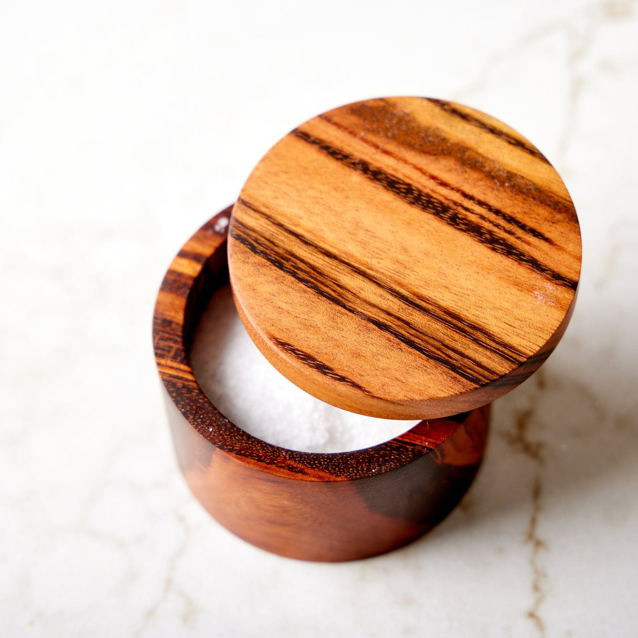 Itza Wood Salt Cellar Tabletop Itza Wood 