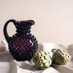 Klimchi Hobnail Crystal Jug Tabletop Klimchi Glassware 