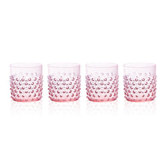 Klimchi Hobnail Glass Set of 4 Tabletop Klimchi Glassware 