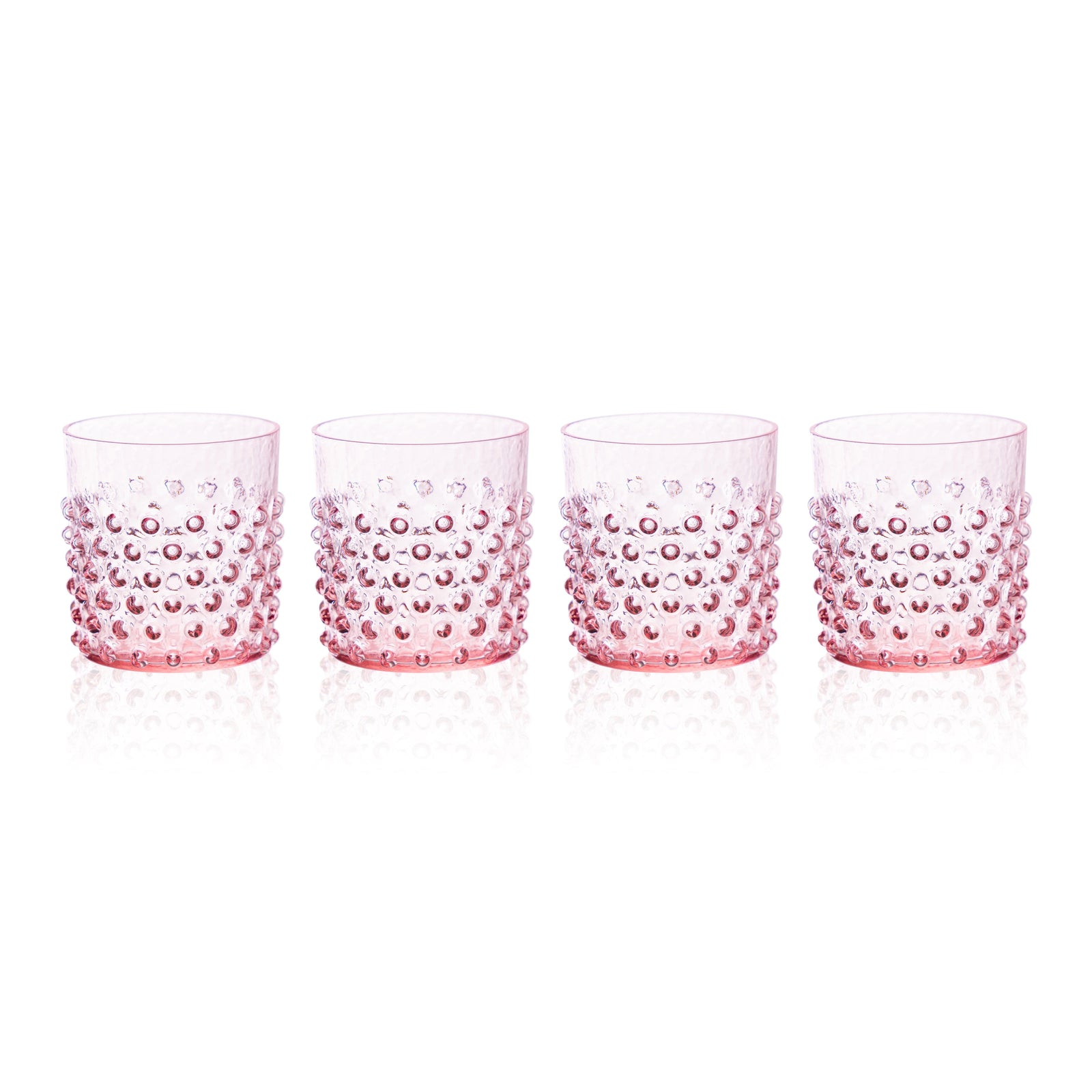 Klimchi Hobnail Glass Set of 4 Tabletop Klimchi Glassware 