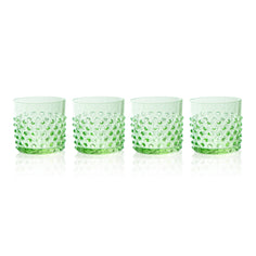 Klimchi Hobnail Glass Set of 4 Tabletop Klimchi Glassware 