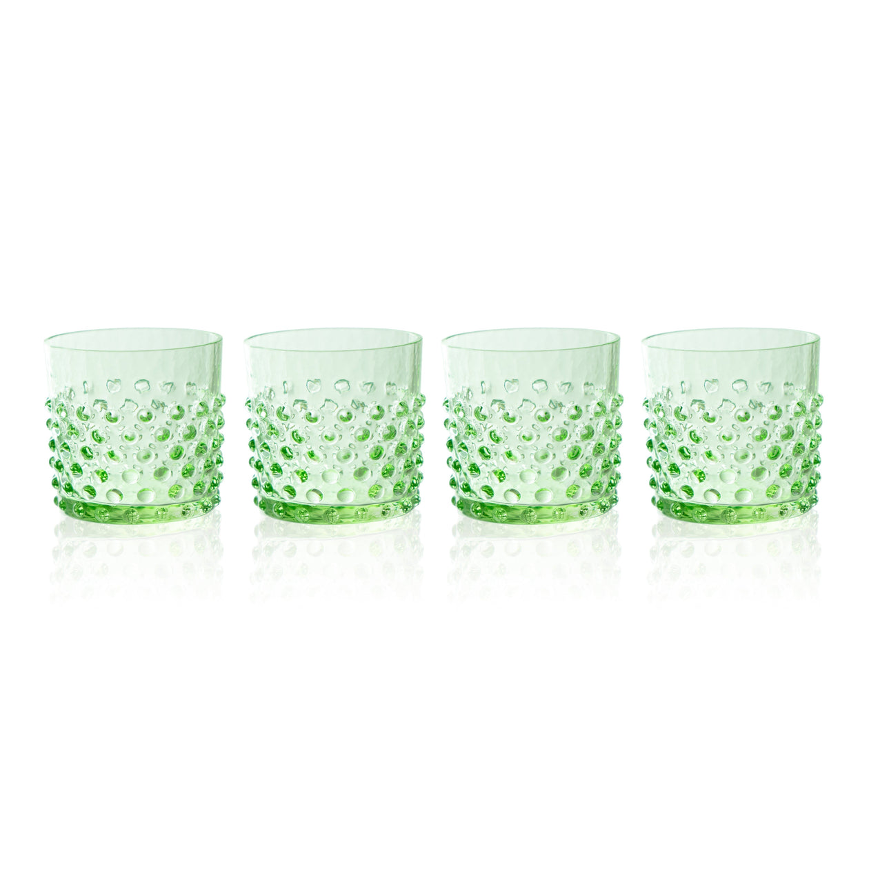 Klimchi Hobnail Glass Set of 4 Tabletop Klimchi Glassware 