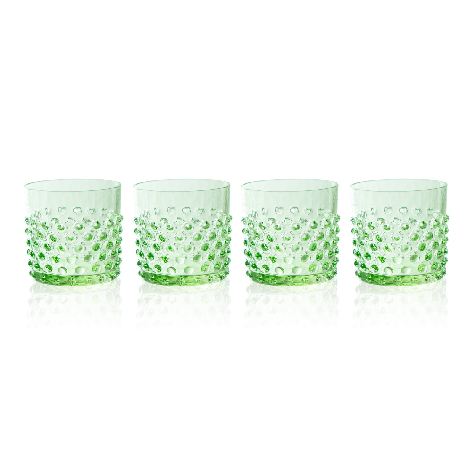 Klimchi Hobnail Glass Set of 4 Tabletop Klimchi Glassware 