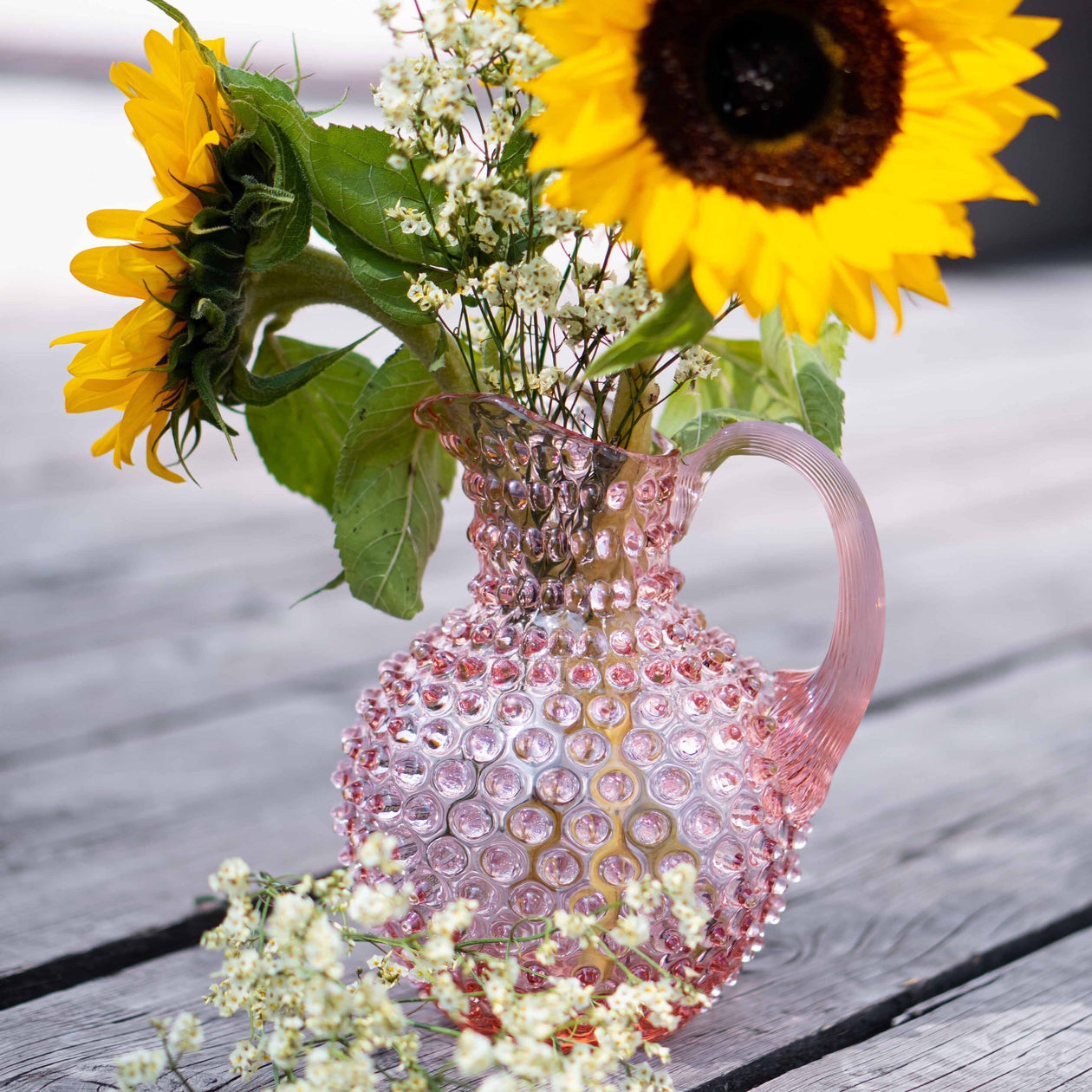 Klimchi Hobnail Jug Tabletop Klimchi Glassware 