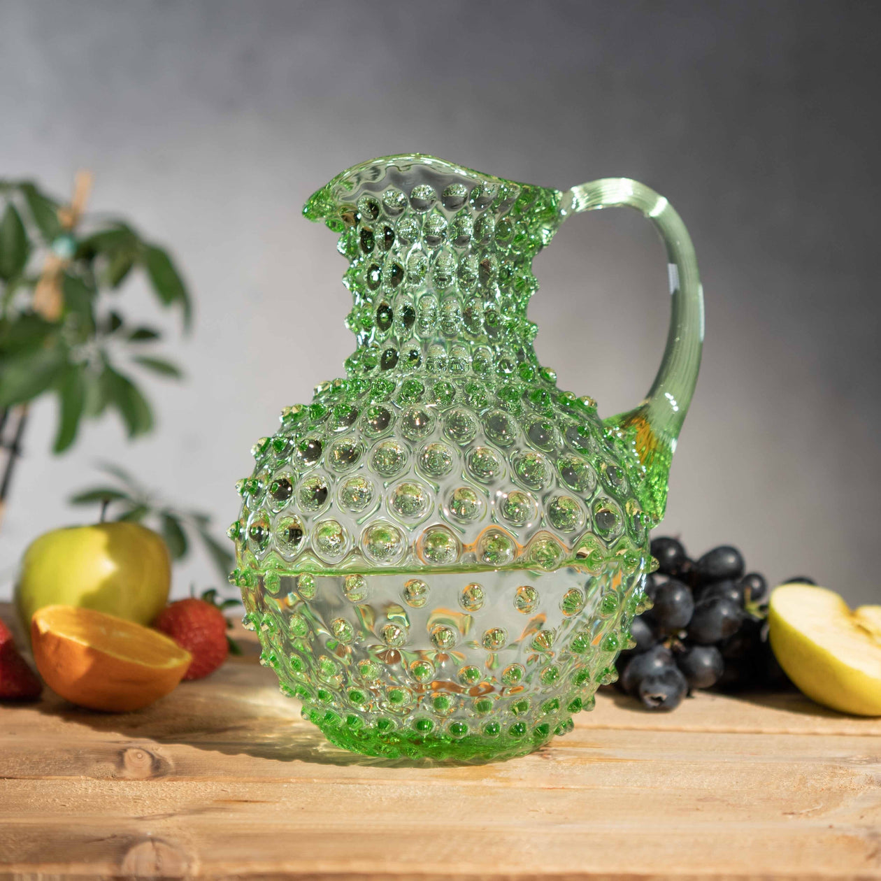 Klimchi Hobnail Jug Tabletop Klimchi Glassware 