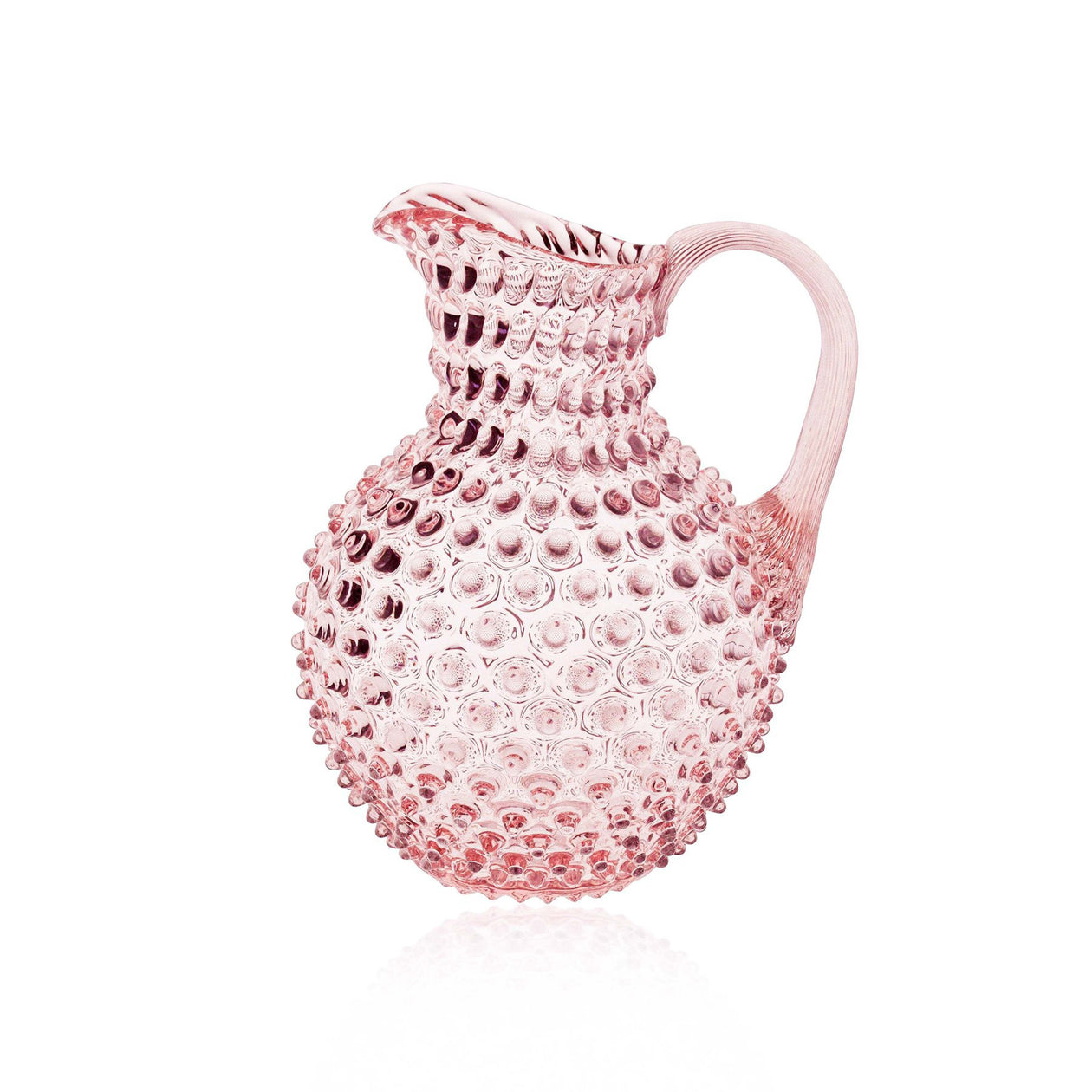Klimchi Hobnail Jug Tabletop Klimchi Glassware Rosaline 