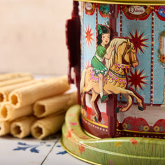 La Dulcería Horse Carousel with Cinnamon Mini Wafers Pantry La Dulceria 