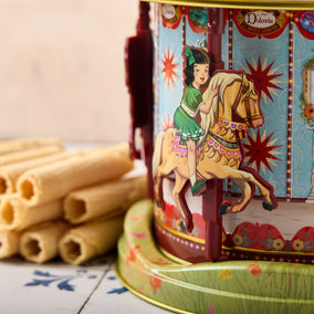 Its Back! La Dulcería Horse Carousel with Cinnamon Mini Wafers