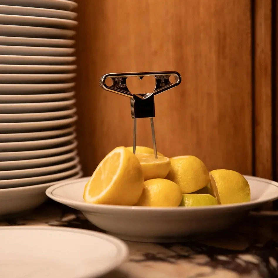 L'Atelier du Vin Bilame Silver Signature Two-Prong Opener Tabletop L'atelier du Vin 