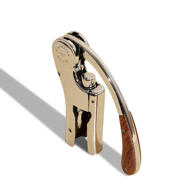 L'Atelier du Vin Oeno Motion Wood & Chrome Wine Key | Milk Street