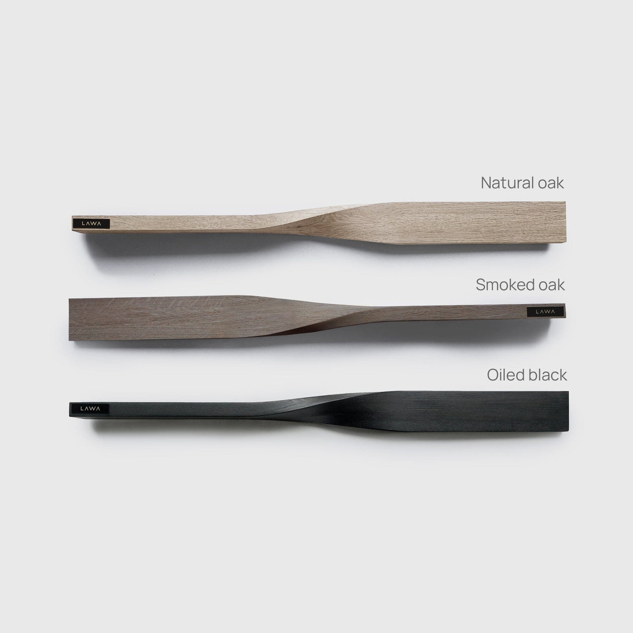 Lawa Twist Shelf Housewares Lawa Smoked Oak 