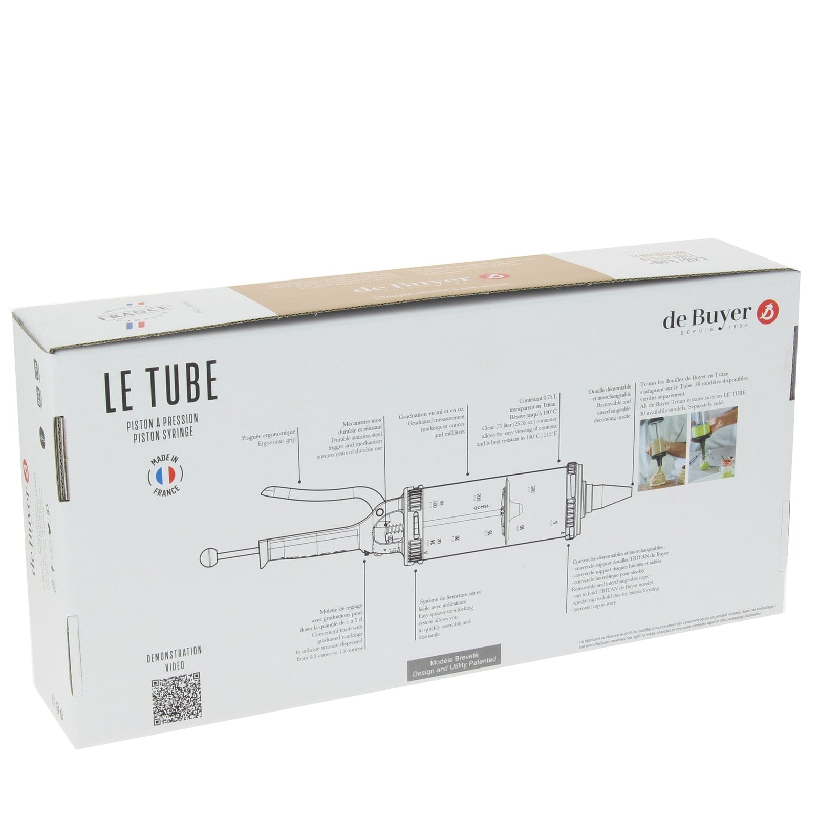 LE TUBE Decorating Tool 18-Piece Set de Buyer 