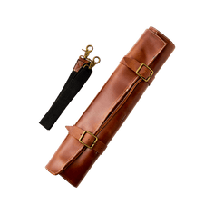 Leather Chef's Knife Roll Bag by Blade Guard Soft Goods Fliproducts 