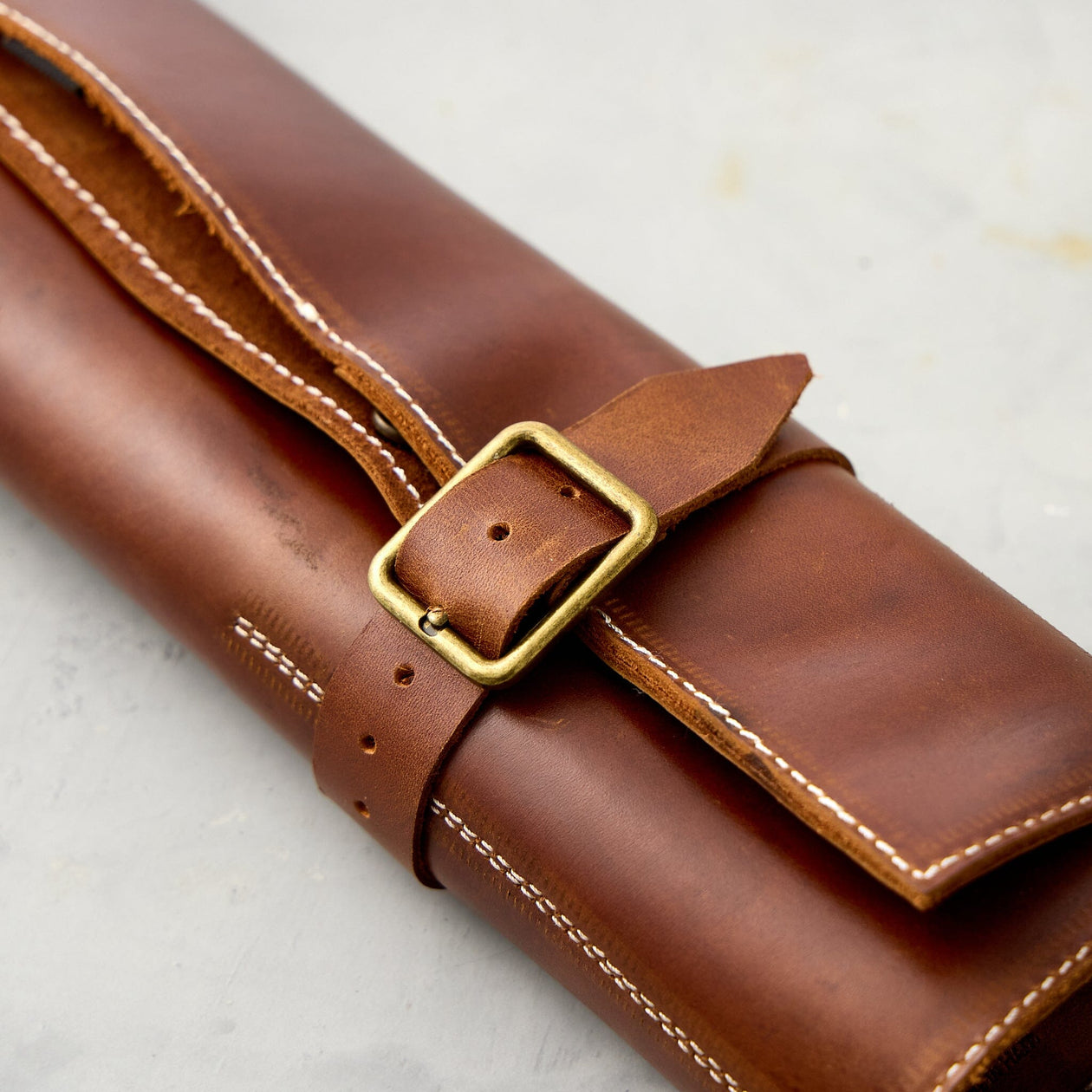 Leather Chef's Knife Roll Bag by Blade Guard Soft Goods Fliproducts 