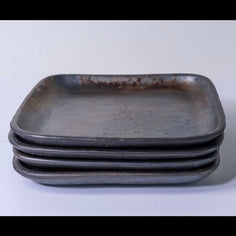 Longpi Pottery Dinner Plate - Large Serving Platters Verve Culture Set of 4 