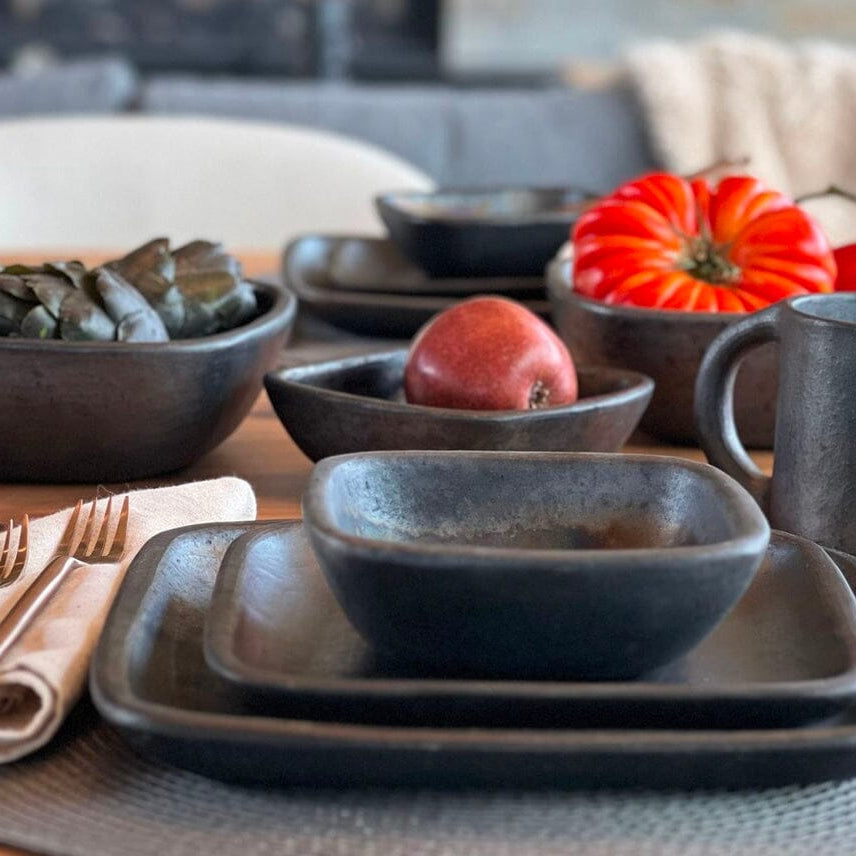 Longpi Pottery Dinner Plate - Small Plates Verve Culture 