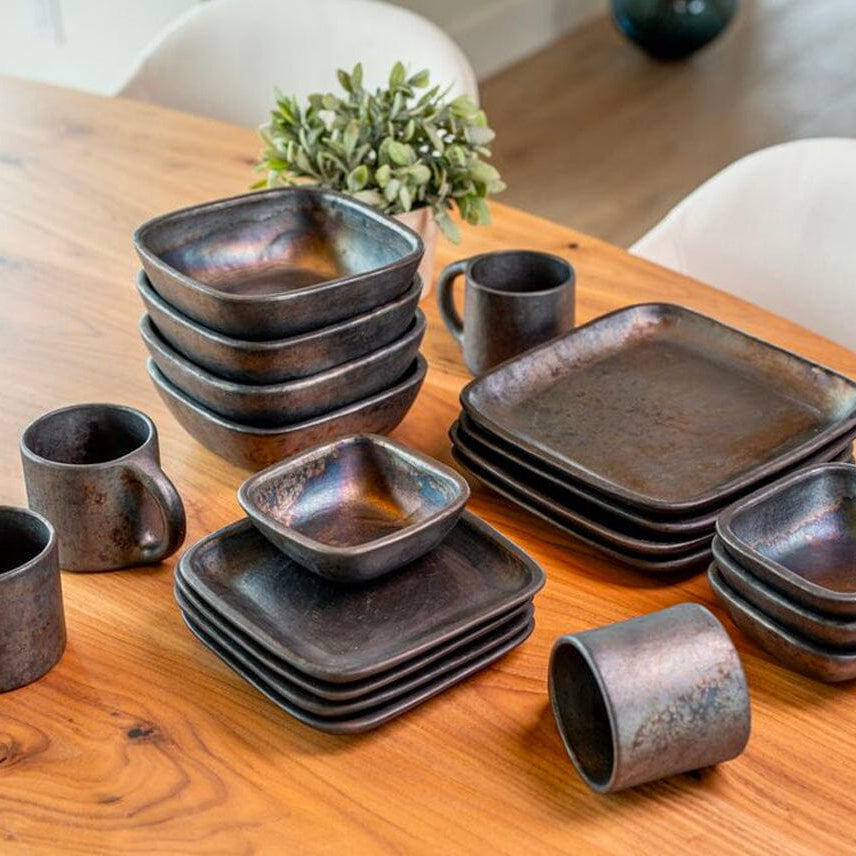Longpi Pottery Dinner Plate - Small Plates Verve Culture 