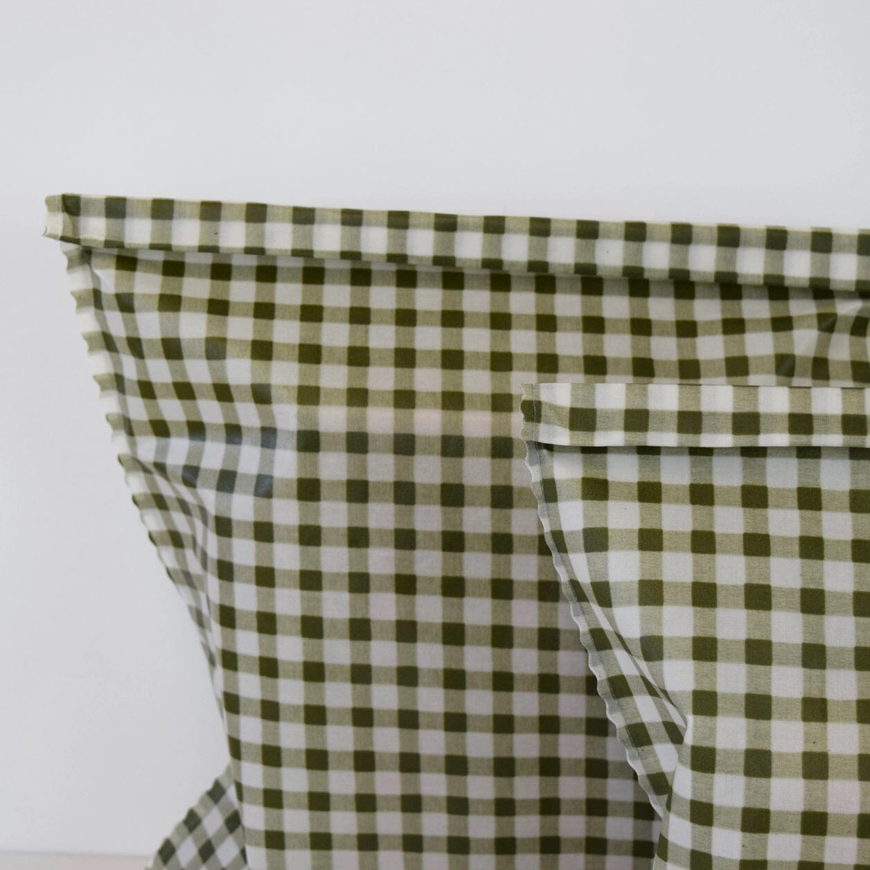 Lou Bees Wax Bread Bags Soft Goods Lou Bees L Olive Check 