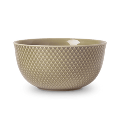 Lyngby Porcelæn Rhombe Earth Bowl, Clay, Ø: 6.9" Bowls rosendahl.com 
