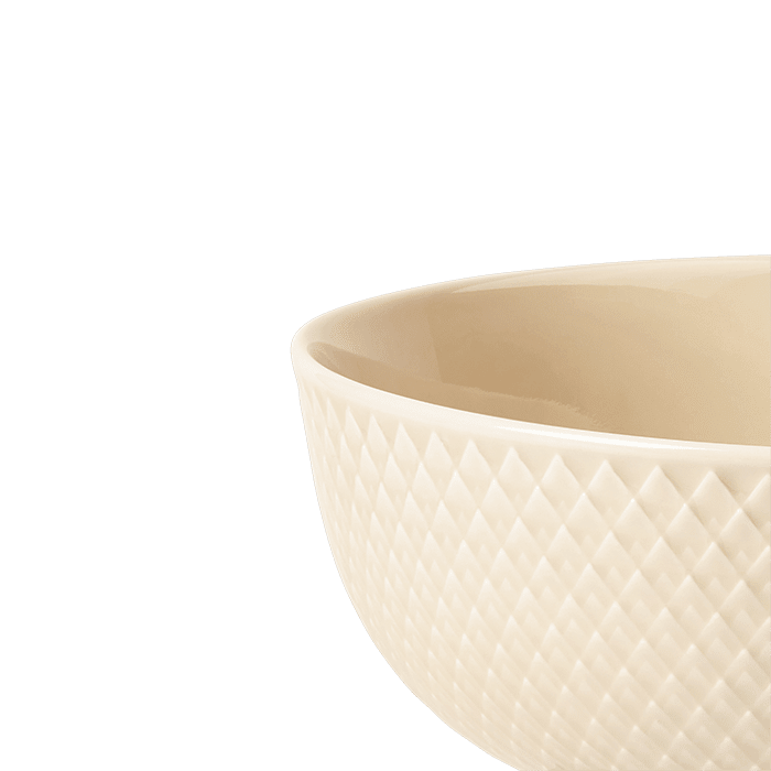 Lyngby Porcelæn Rhombe Earth Bowl, Marble, Ø: 8.7" Bowls rosendahl.com 