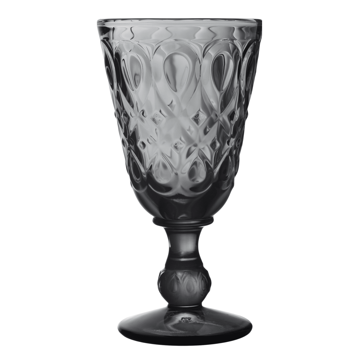 Lyonnais Wine Glass Set-6 La Rochere Grey 