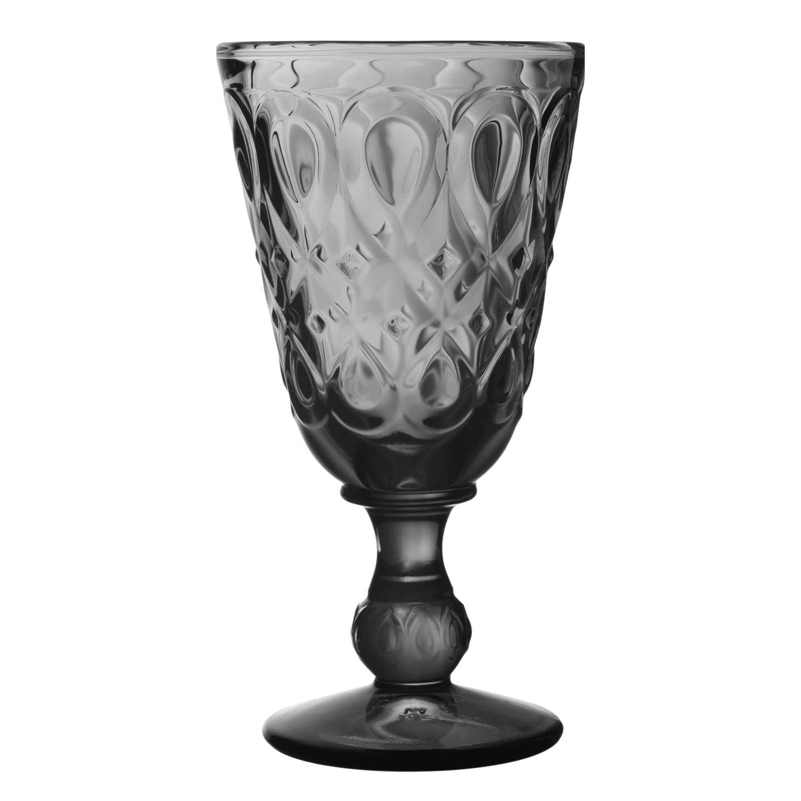 Lyonnais Wine Glass Set-6 La Rochere Grey 