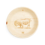 Maaterra Compostable Tableware — American Bison Plates Maaterra 10 Inch — Set of 8 