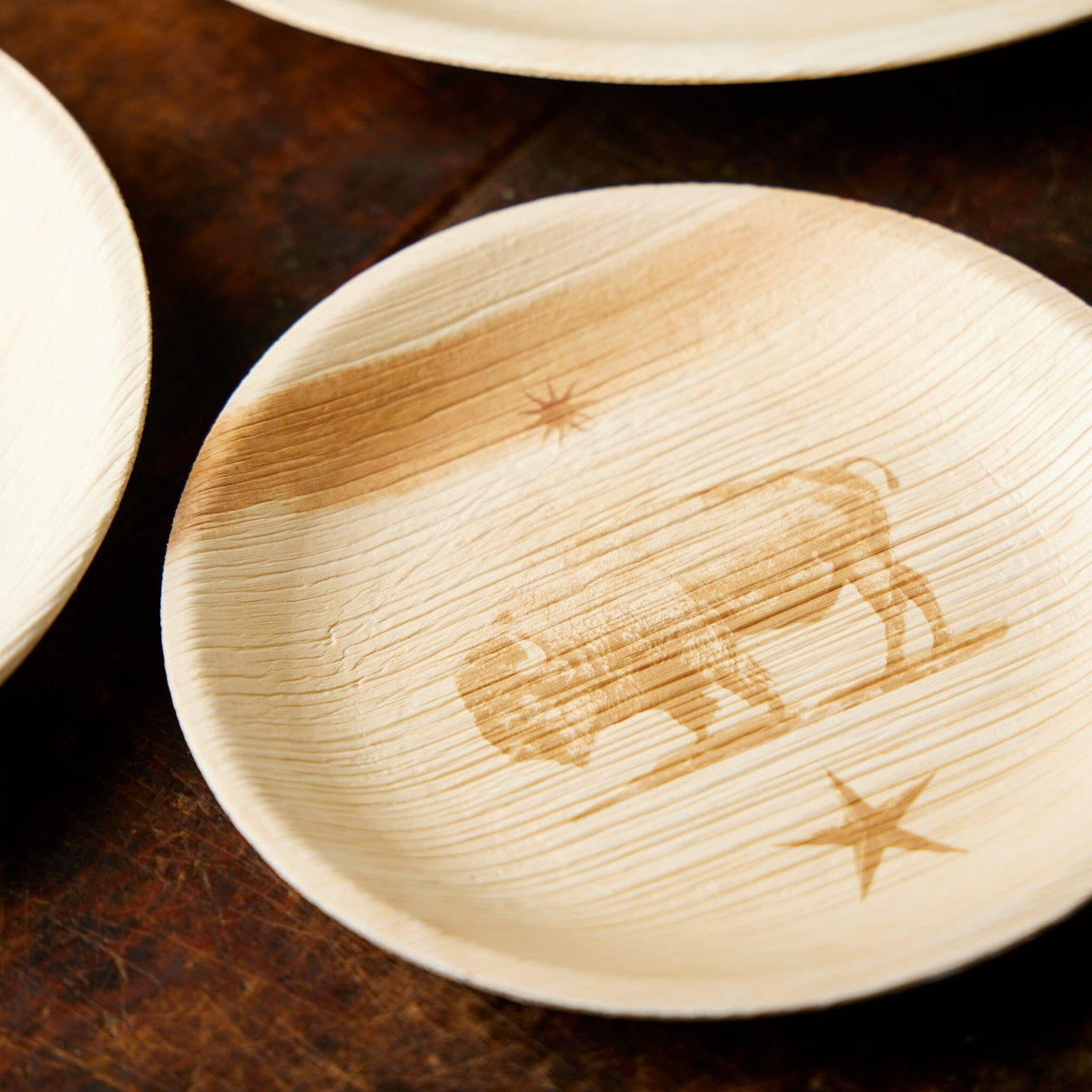 Maaterra Compostable Tableware — American Bison Plates Maaterra 